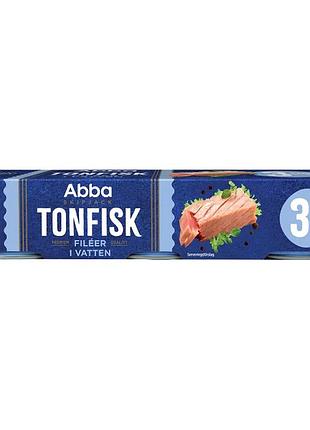 Тунец в собственном соку abba tonfisk 3×95 г (285 г) шведский