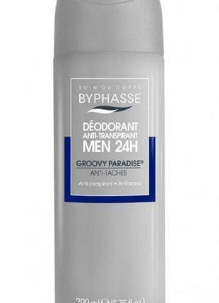 Byphasse anti-perspirant 24h men groovy paradise дезодорант спрей 200 мл