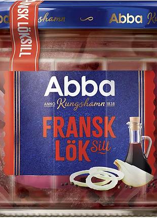 Маринований оселедець з цибулею abba fransk löksill 500 г (швеція)