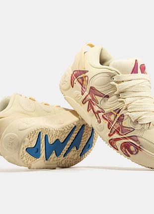 Трендовые кроссовки puma lamelo ball x lastar airbrush