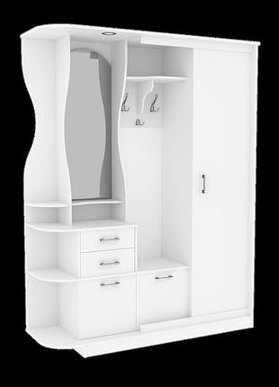 Прихожая люкс купе континент 160 белый, 500