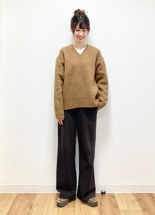 Пушистый свитер uniqlo 8