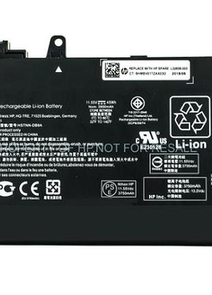 Оригинальная батарея re03xl для ноутбука hp probook 450 g7 455 g7 - 11.55v 45wh