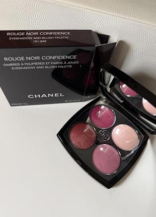 Палетка chanel rouge noir confidence eyeshadow and blush palette