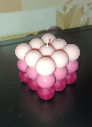 Свічка "bubble cube" 2