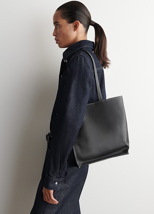 Шкіряна сумка шопер cos 1327185001
