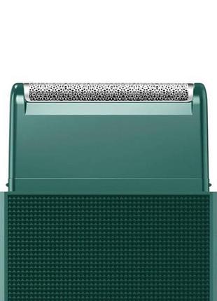 Електробритва акумуляторна дорожня vgr v-376 green зелена top shop ua_