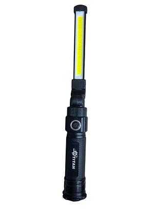 Аккумуляторный светодиодный фонарик titan pml284 m