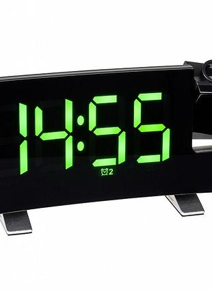 Проекционные часы с fm радио и зарядкой от usb tfa 60501504