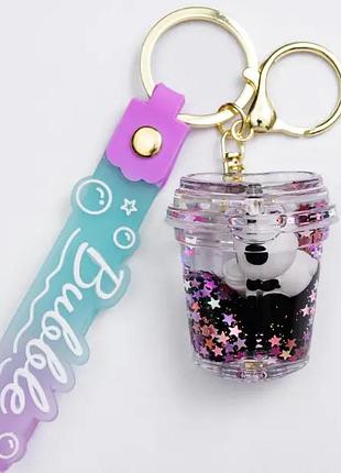 Детский брелок panda cup 5×5 (см) для ключей, на сумку и рюкзак hp-55-31col