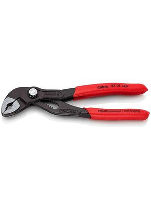 Высокотехнологичные сантехнические клещи knipex 87 01 150 cobra®