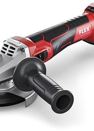 Аккумуляторная угловая шлифмашина с регулировкой оборотов flex lbe 125 18.0-ec c
