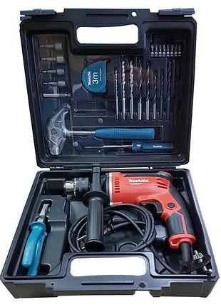Дриль з ударом makita m8103kx2 + аксесуари