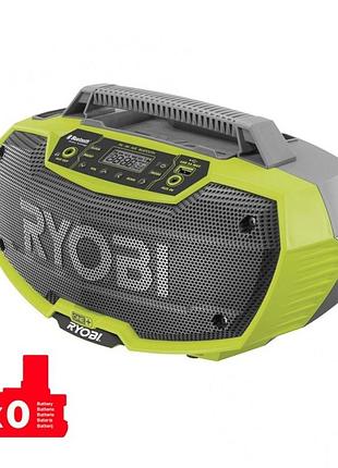 Стерео-радиоприёмник аккумуляторный ryobi r18rh-0 one+