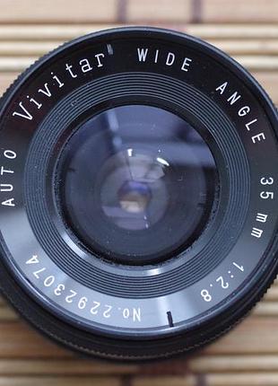 Об'єктив для nikon non ai — vivitar 35 mm 2,8 mc (kino precision( kiron)