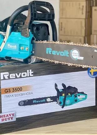 Бензопила цепная revolt gs3500 (52 см³, 3.5 квт)