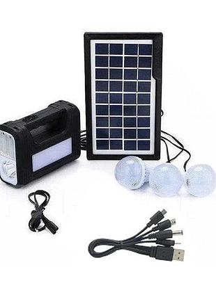 Портативна сонячна станція bl-80172, power bank, li-ion акумулятор, сонячна батарея, зу 220v, b ft