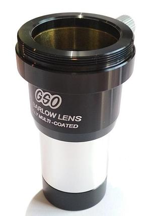 Линза барлоу gso 2x, 1.25", адаптер (bl201t)