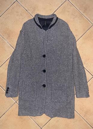 Пальто демі marc cain кардиган oversize оверсайз (вовна, альпака etc)
