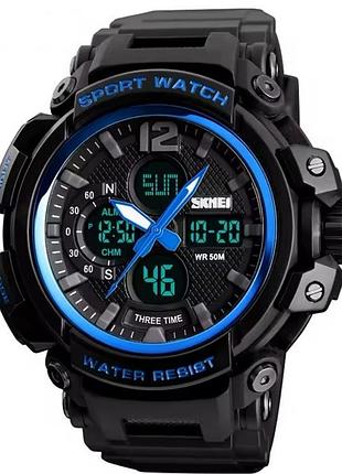 Чоловічий спортивний годинник skmei 1343 black_blue
