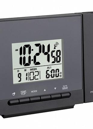 Проекционные часы с термометром и dcf сигналом tfa 60501301