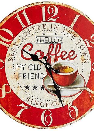 Годинник настінний у дизайні coffee tfa vintage 60304512