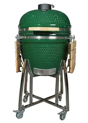 Керамічний гриль auplex kamado au-23 green 23 дюйми