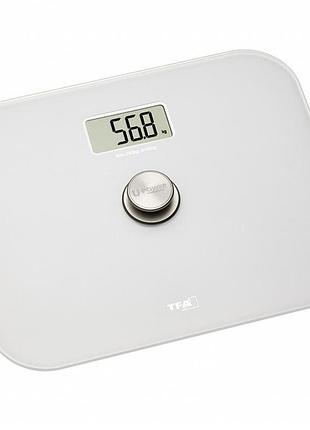 Цифровые напольные весы со стеклянной платформой tfa eco step 50101402