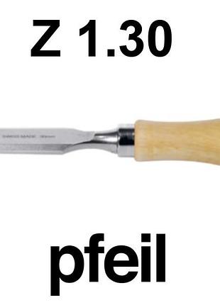 Стамеска долото pfeil плоске з дерев'яною рукояттю з кільцем, 30 mm z 1.30