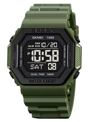 Мужские часы skmei 1688 army green