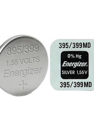 Батарейка energizer silver oxide 395-399 ag7 sr927sw ft