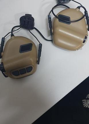 Тактические наушники earmor m31н с креплением свинца