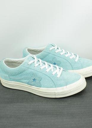 Круті кеди кросівки converse golf le fleur x one star ox bachelor blue