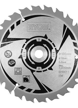 Пильный диск 190мм ryobi csb190a1 190х16х24z
