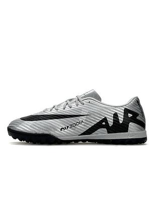Жіночі кросівки nike air zoom mercurial vapor 15 academy tf silver black