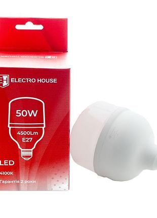 Led лампа t140 e27 50 вт 4100к