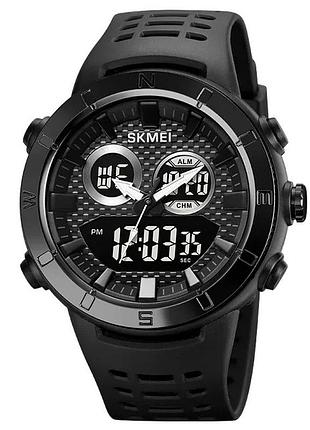 Часы skmei 2014bkbk - мужские спортивные цифровые часы, водонепроницаемые 5 atm