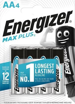 Батарейка energizer lr6 aa max plus уп. 4шт. ft