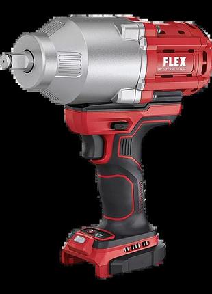 Аккумуляторный ударный гайковерт flex iw 1/2" 950nm 18.0-ec c