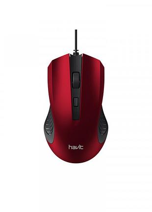 Дротова миша havit hv-ms752 usb (1200 dpi, 4 кл)