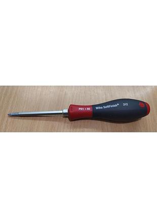 Отвертка крестовая wiha-softfinish ph 1x80