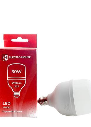 Led-лампа т100 e27 30 вт 4100 к