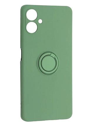 Чехол fiji holder ring для samsung galaxy a06 (a065) бампер с кольцом подставкой green