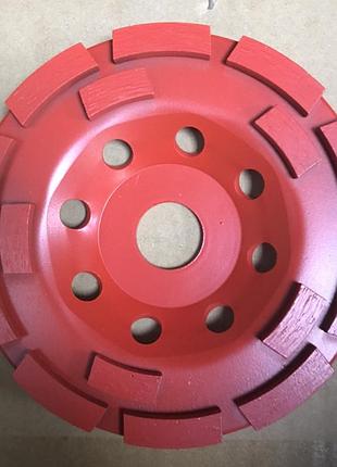 Алмазная чашка двухрядная по бетону 125мм krohn dc125-2