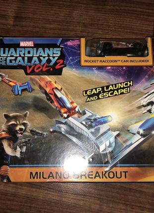 Ігровий набір marvel вартові галактики оригінал milano breakout hot wheels