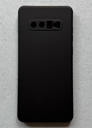 Samsung galaxy s10+ чохол wave colorful case black (tpu) силіконовий протиударний чорний накладка панель бампер