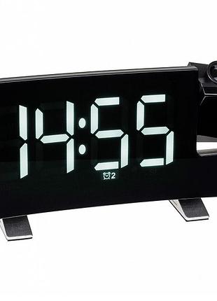 Проекционные часы с fm радио и зарядкой от usb tfa 60501502