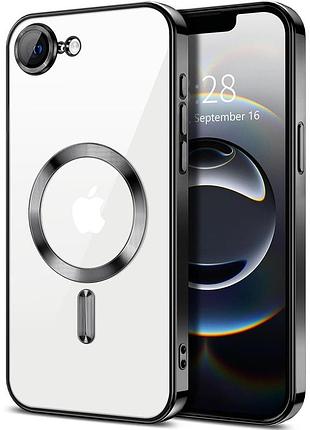 Чохол fiji chrome для apple iphone 16e з magsafe та захистом камер black