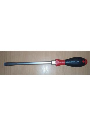 Отвертка прямой шлиц усилиная wiha softfinish 12x200