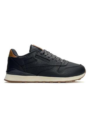 Reebok classic leather grey brown